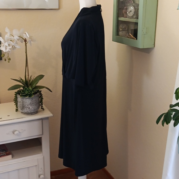 NWT Tommy Hilfiger Black Knit Dress - Picture 6 of 11